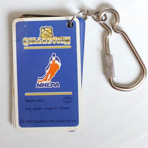 VINTAGE BUFFALO SABRES Key Chain Player Cards 1983 - Picture 7 of 8